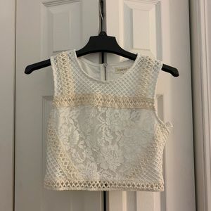 Lace Forever 21 Crop Top